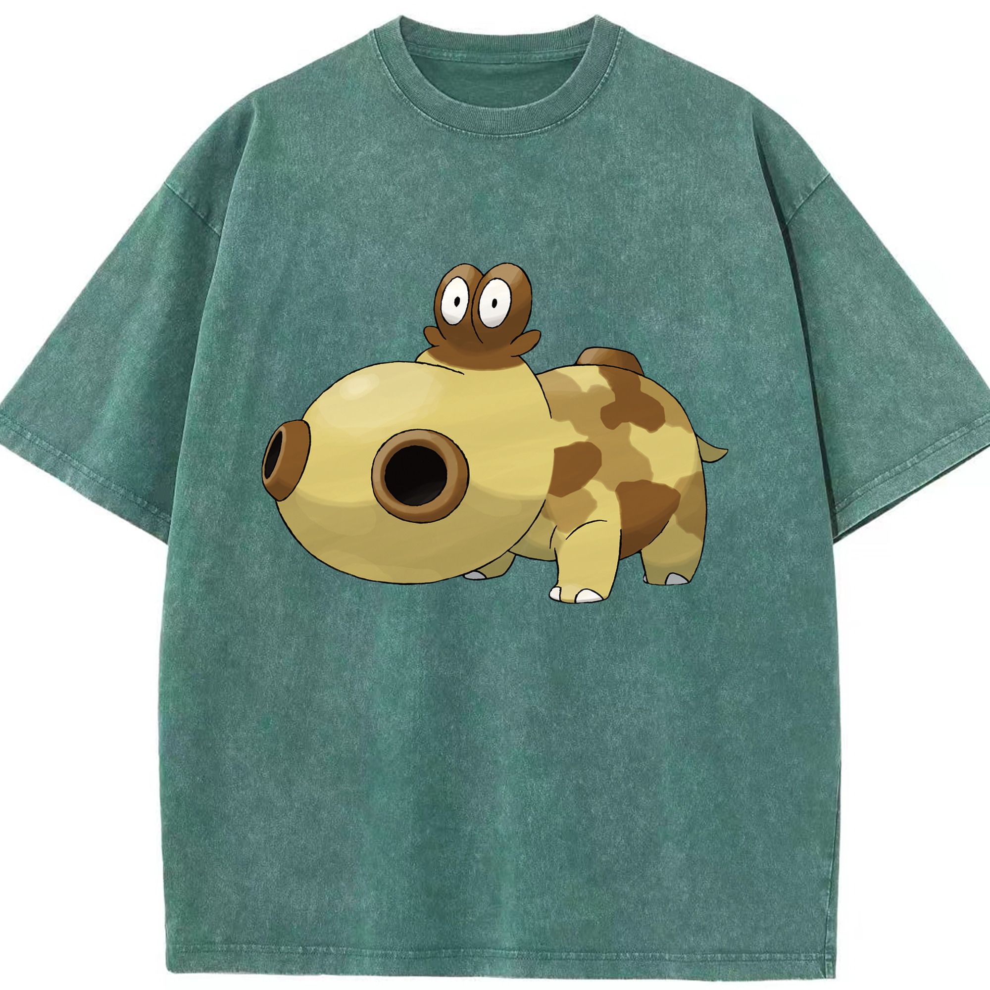 （画像用） ポケットモンスター Pokémon 綿100% ヴィンテージ風 半袖Tシャツ（フロントプリント）